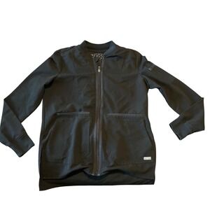 FIGS‎ Technical Collection Vintar Black Full Zip Scrub Jacket XXS W18SW1007